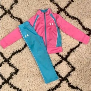 Girls Under Armour athletic suit